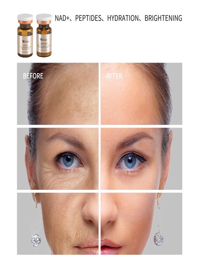 Wollet Anti Aging Peptide Serum – Collagen, NAD+, Niacinamide & Hyaluronic Acid | Lifting & Skin Renewal Without Microneedling | Wrinkle Repair, Firming & Brightening | Fragrance-Free - Image 3